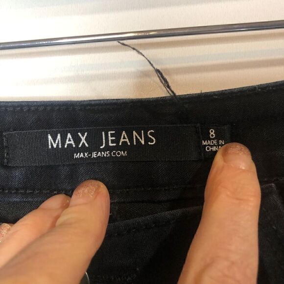 Max Jeans Black High Rise Skinny - Picture 3 of 11